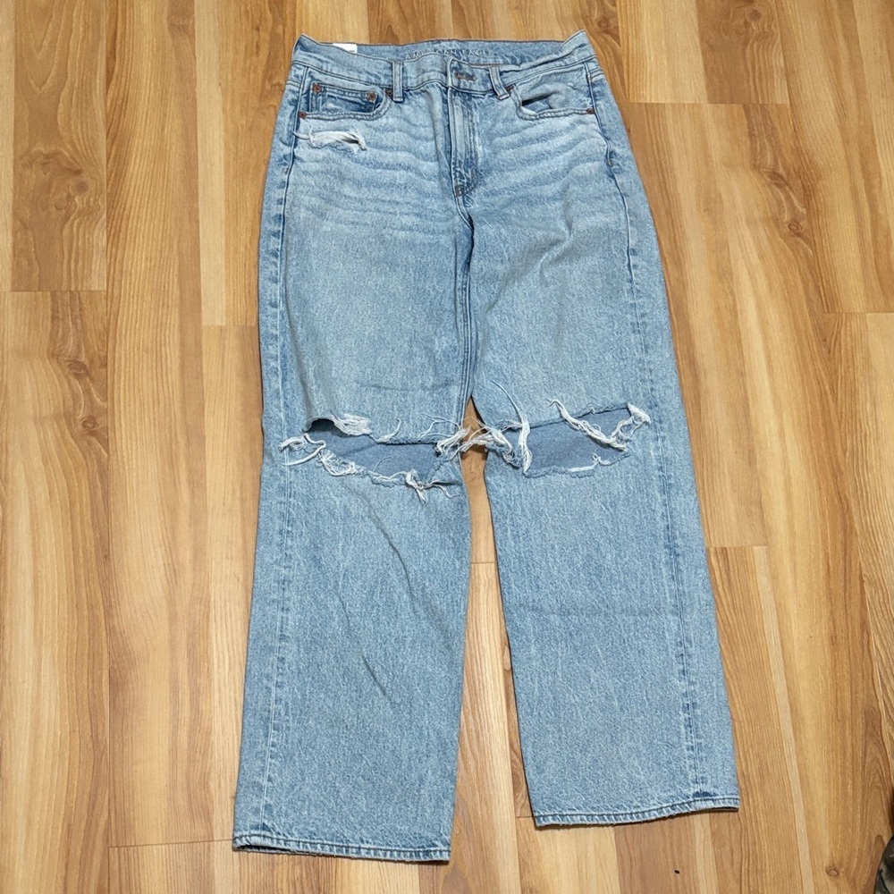 American Eagle Strigid light  Blue Denim Jeans size 8 Regular
